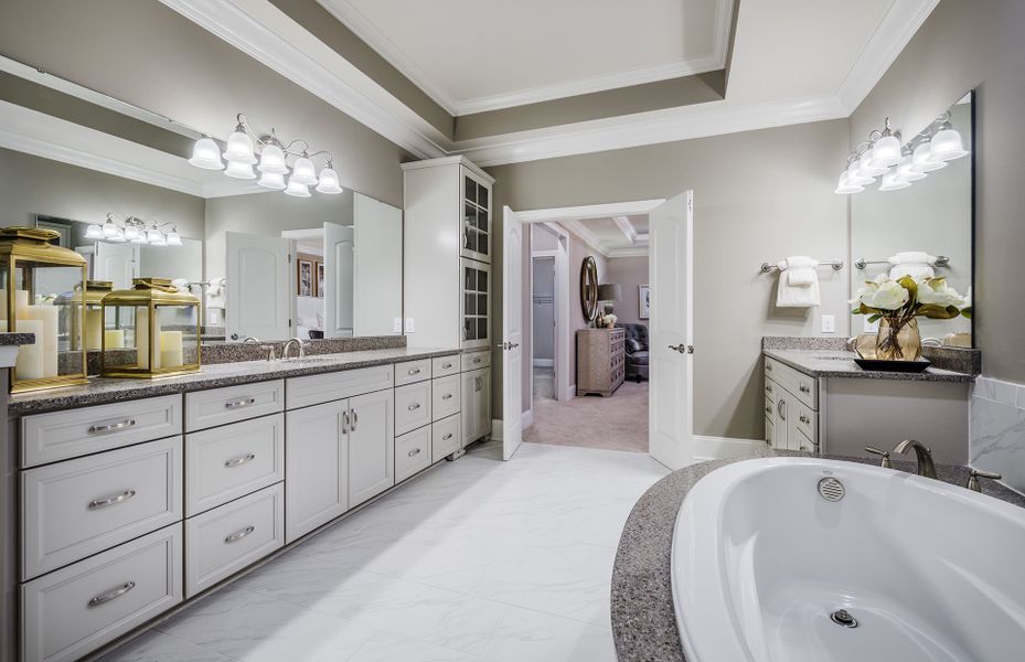 Owner's Bath Option 5 in new home for sale by John Wieland Homes Nolensville