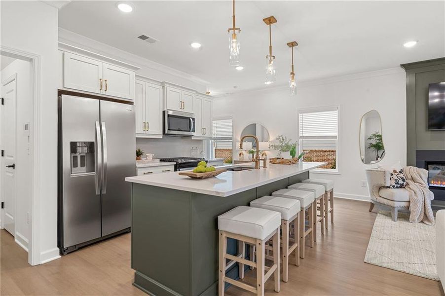 Furnished interior view inside a new home in Wilkins Walk, Mableton (Image 16).