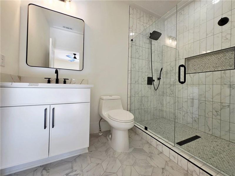 Furnished interior view inside a new home in , Atlanta (Image 7).