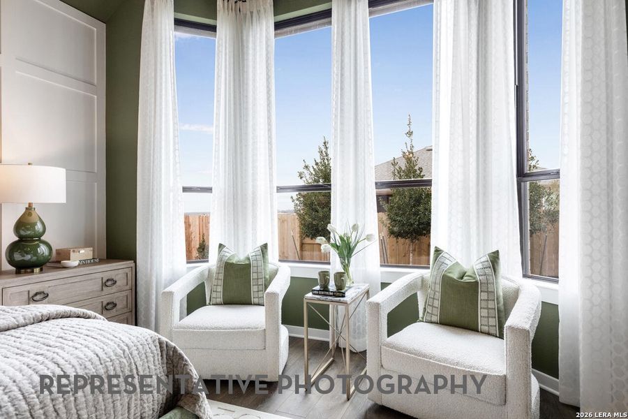Furnished interior view inside a new home in The Ranches at Creekside, Boerne (Image 38).