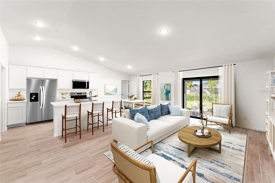 Furnished interior view inside a new home in , Port Charlotte (Image 3).