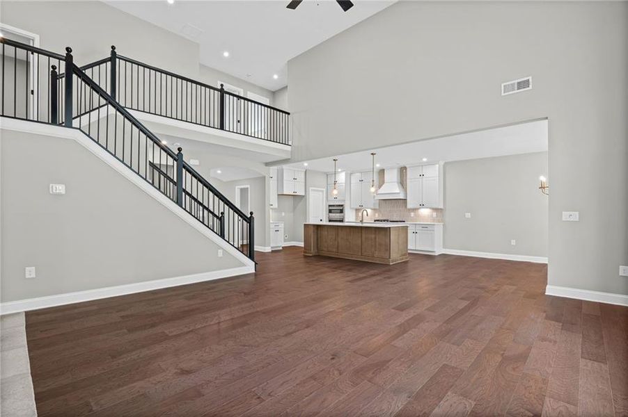 Spacious, unfurnished interior of a new home in Governor’s Preserve, Canton (Image 25).