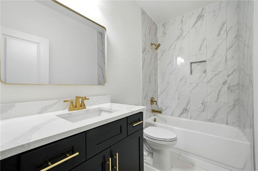 Furnished interior view inside a new home in , Emerson (Image 10).