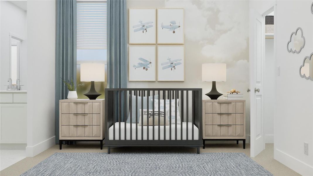 Furnished interior view inside a new home in Lively Ranch, Georgetown (Image 5). Furnished interior view inside a new home in Lively Ranch, Georgetown (Image 5).