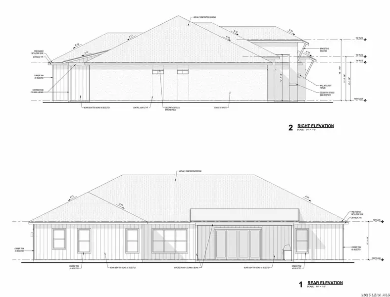 Exterior rendering of this home design in , Boerne, TX (Image 2). Exterior rendering of this home design in , Boerne, TX (Image 2).