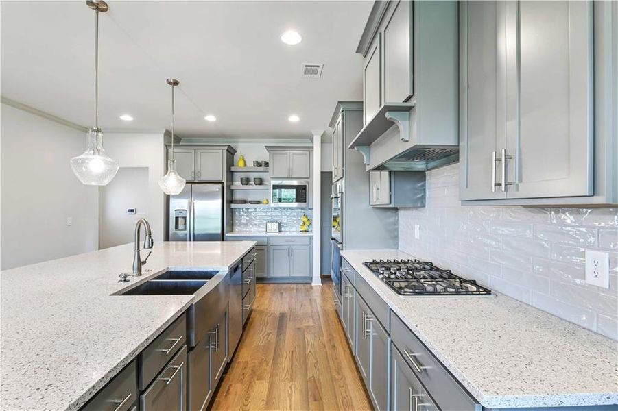 Furnished interior view inside a new home in , Auburn (Image 56).