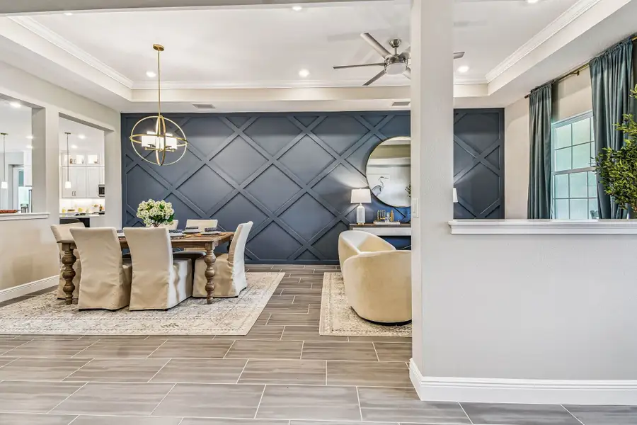 Furnished interior view inside a new home in River Preserve Estates, Parrish (Image 9).