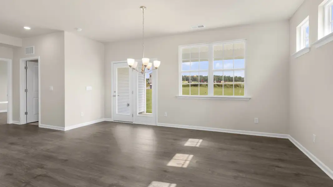 Spacious, unfurnished interior of a new home in The Villas at Galvins Ridge, Sanford (Image 21).