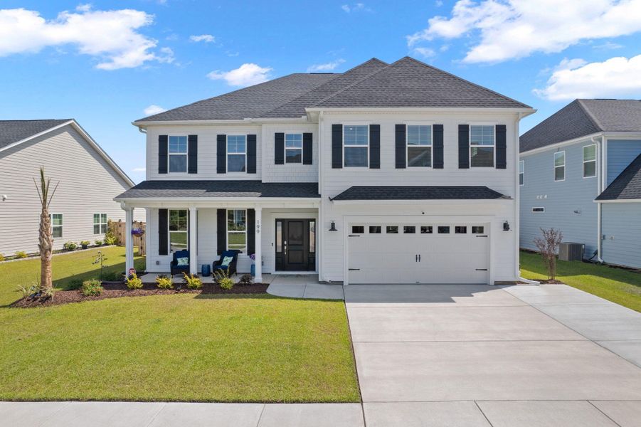 Front exterior of a new home in , Summerville, SC, highlighting curb appeal (Image 26).