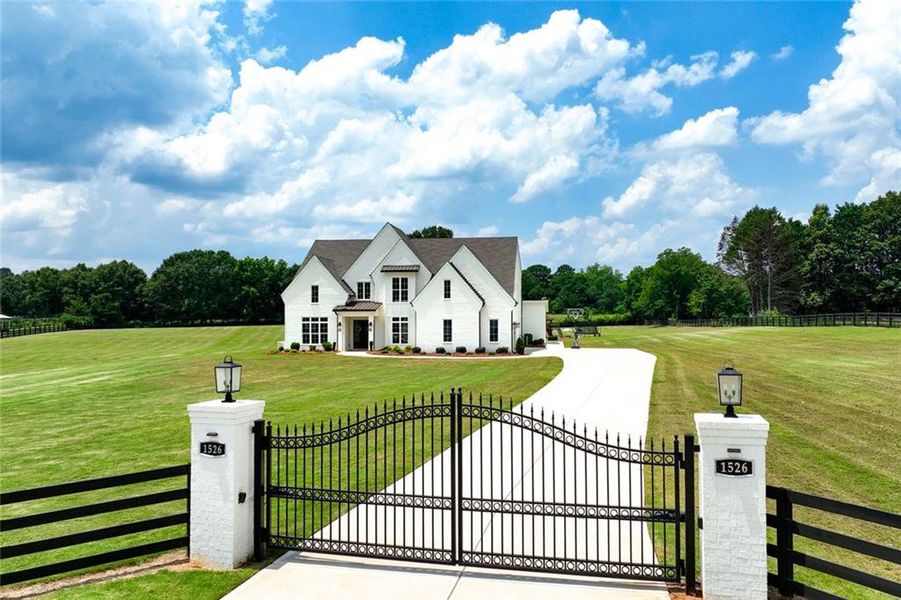 Front exterior of a new home in , Bishop, GA, highlighting curb appeal (Image 35). Front exterior of a new home in , Bishop, GA, highlighting curb appeal (Image 35).