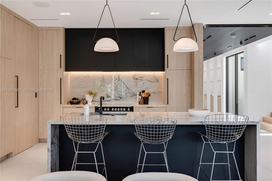 Furnished interior view inside a new home in , Miami (Image 69).