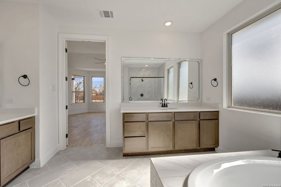 Furnished interior view inside a new home in Everly Estates, San Antonio (Image 12).