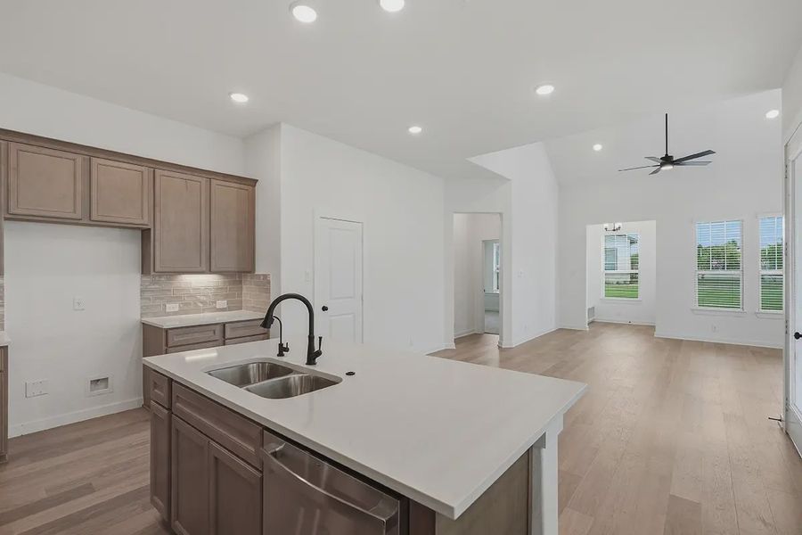 Furnished interior view inside a new home in The Crossvine, Schertz (Image 11).