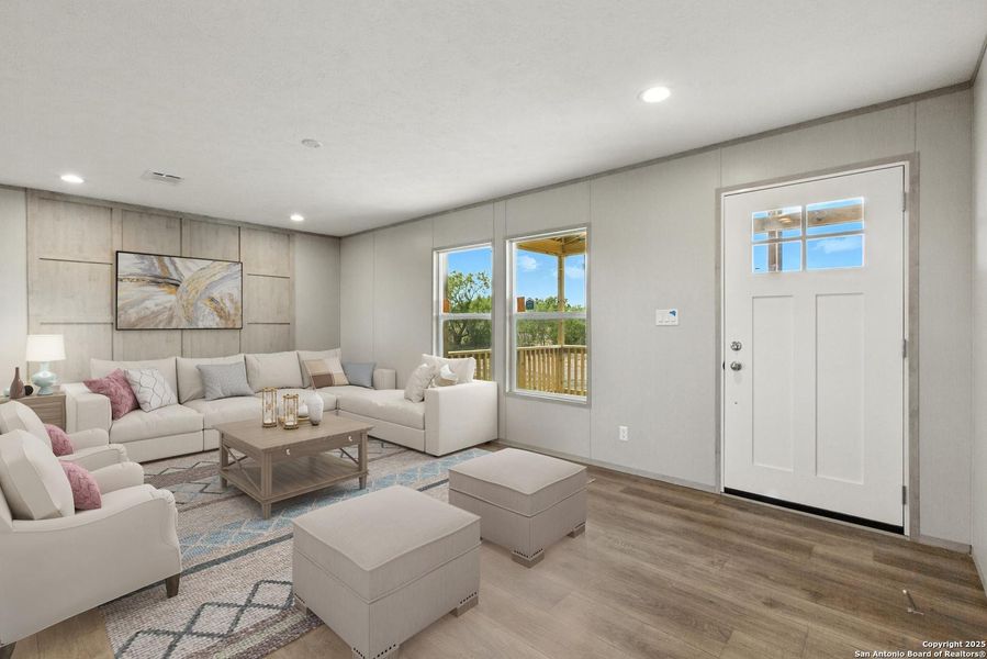 Furnished interior view inside a new home in , Brenham (Image 9).