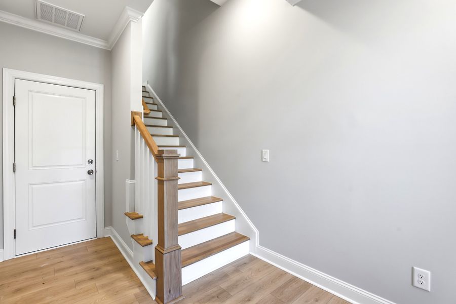 Representative unfurnished interior of a home built from the The Lofton by RobuckHomes in Downtown Wilmington Collective, Wilmington (Image 108).
