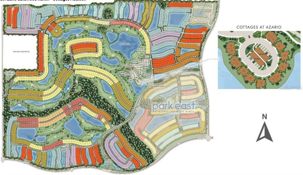 Esplanade at Azario Lakewood Ranch ~ Site Map