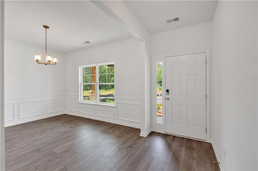 Spacious, unfurnished interior of a new home in The Overlook at Factory Shoals, Mableton (Image 16). Spacious, unfurnished interior of a new home in The Overlook at Factory Shoals, Mableton (Image 16).