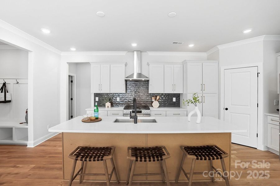 Furnished interior view inside a new home in , Charlotte (Image 11).