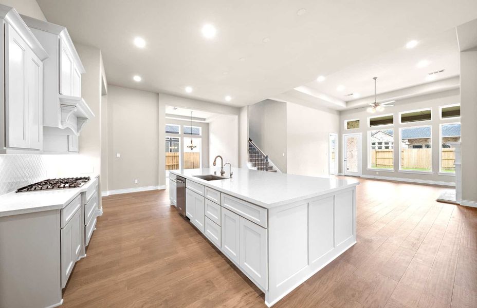 Furnished interior view inside a new home in Audubon 60′, Magnolia (Image 6).