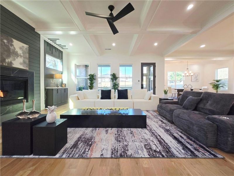 Furnished interior view inside a new home in , Atlanta (Image 18). Furnished interior view inside a new home in , Atlanta (Image 18).