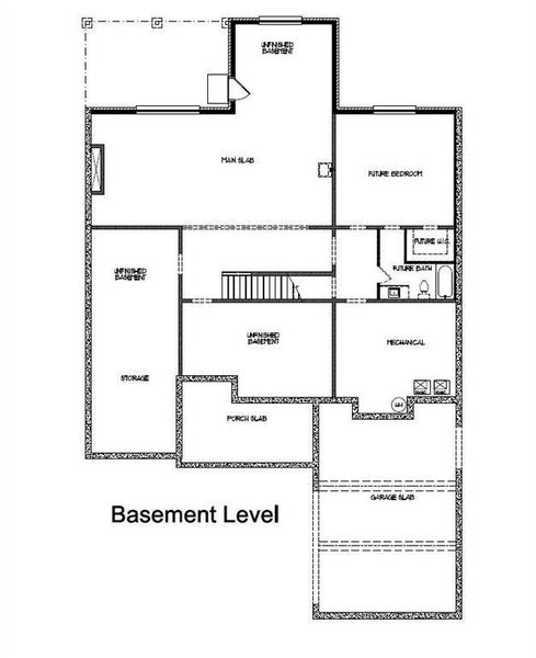 2D floor plan layout of this home in , Buford, GA (Image 7).