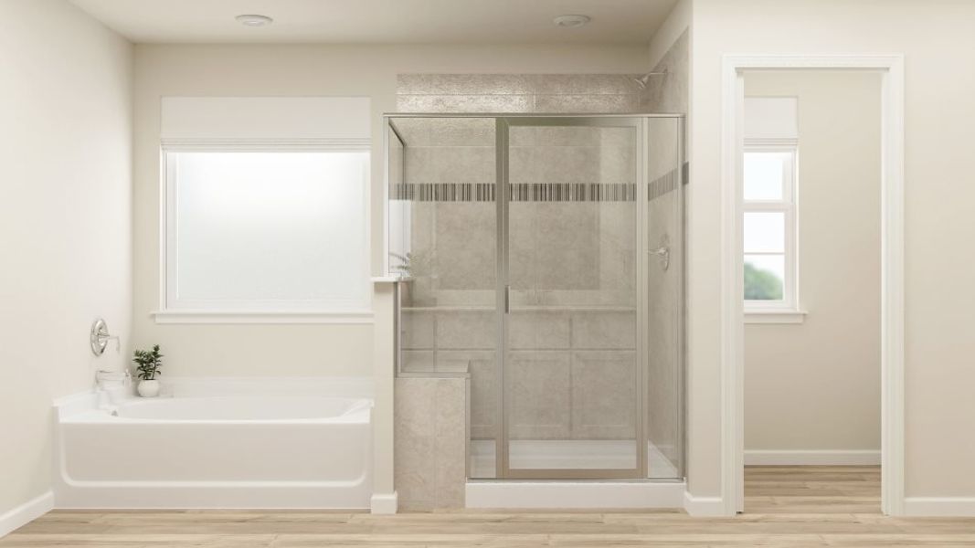 Representative furnished interior of a home built from the Hickory by Lennar in Elizabeth: Arbor, Fort Mill (Image 30).