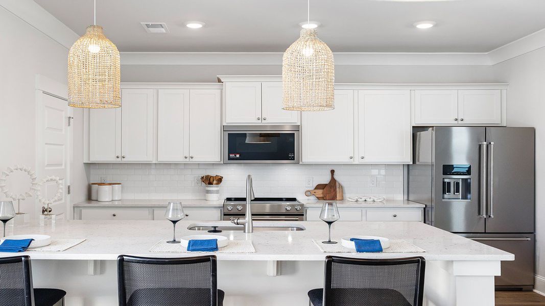 Furnished interior view inside a new home in Rivers Reach, Yemassee (Image 28).