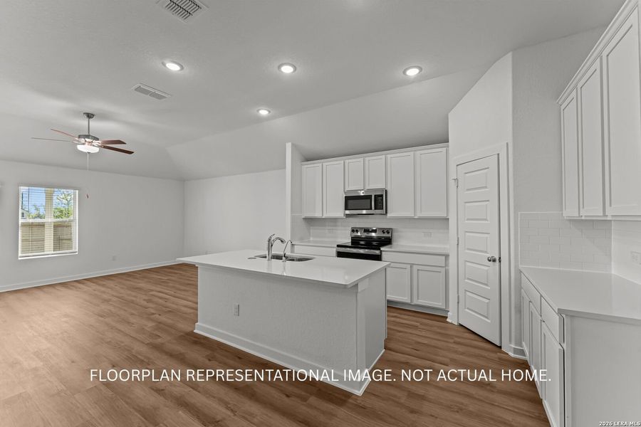 Furnished interior view inside a new home in Paloma Park, Converse (Image 6).