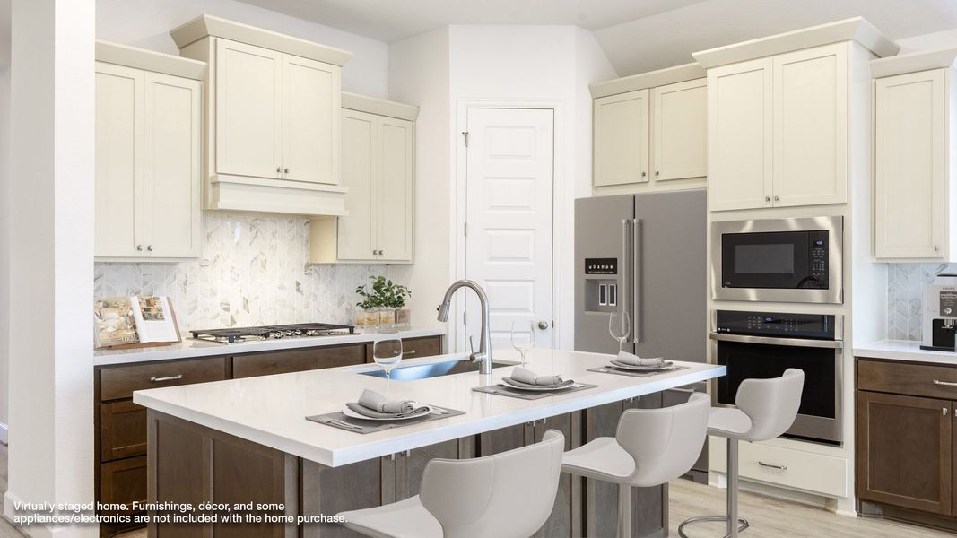 Furnished interior view inside a new home in Lariat 50', Liberty Hill (Image 4).