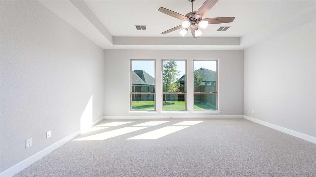 Spacious, unfurnished interior of a new home in Trinity Falls 50', McKinney (Image 17).
