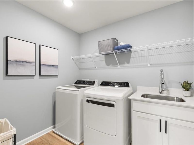 Close-up of interior finishes inside a home in The Bluffs, Canton (Image 16).