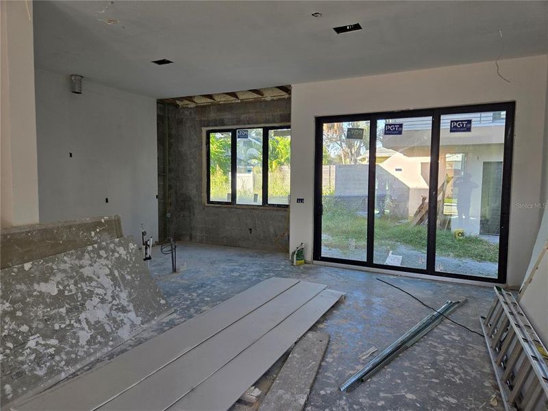 In-progress construction of a new home in , Sarasota, FL (Image 4).