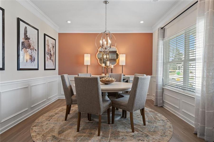 Furnished interior view inside a new home in Evergreen at Lakeside, Temple (Image 23).