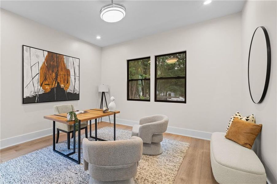Furnished interior view inside a new home in , Atlanta (Image 16).
