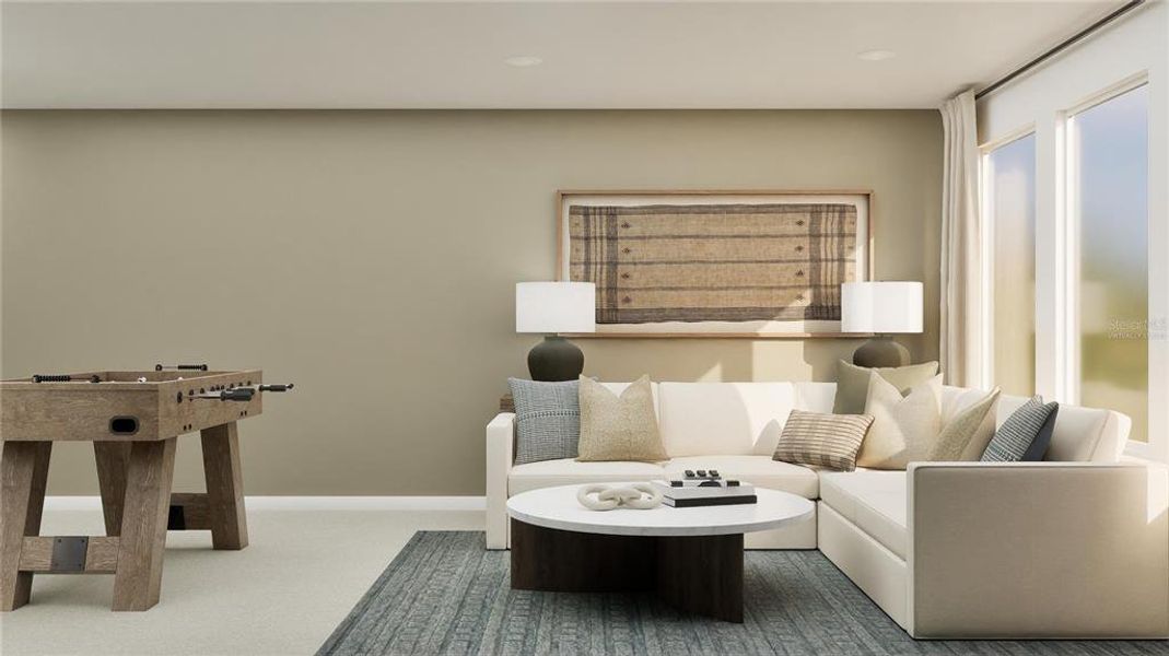 Furnished interior view inside a new home in , St. Cloud (Image 10).
