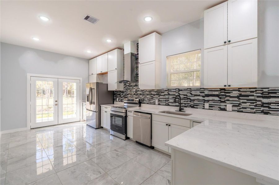 Furnished interior view inside a new home in , Cleveland (Image 5).