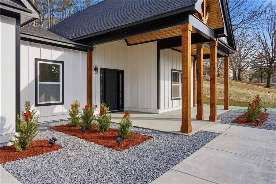 Exterior details and patio area of a home in , Cartersville (Image 22).