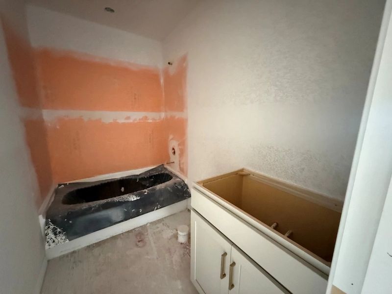 In-progress construction of a new home in Berry Creek Highlands, Georgetown, TX (Image 18).