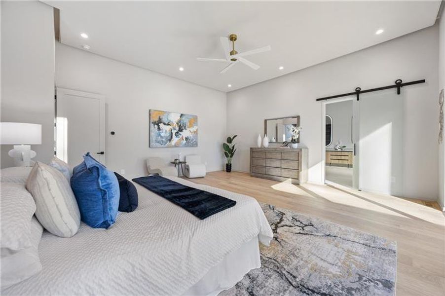 Furnished interior view inside a new home in , Sandy Springs (Image 42).