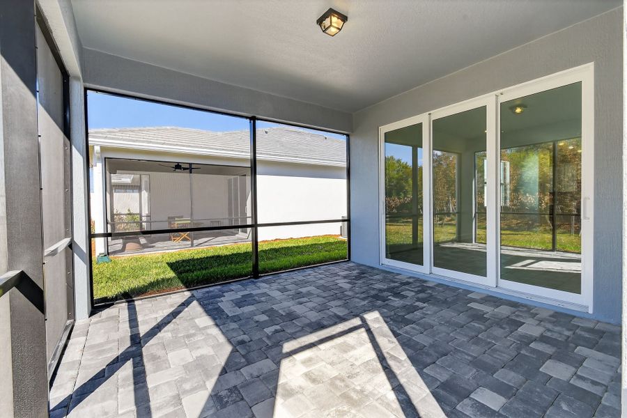 Exterior details and patio area of a home in Costa Pointe, Vero Beach (Image 29).