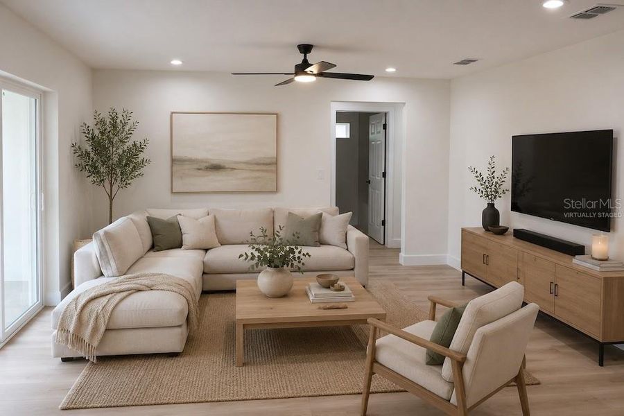 Furnished interior view inside a new home in , Ocala (Image 17).