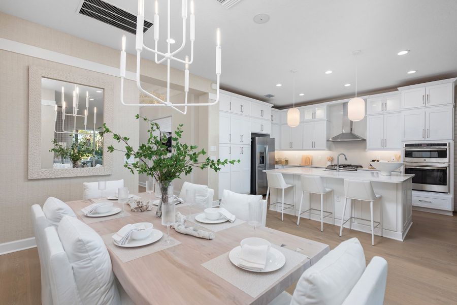 Representative furnished interior of a home built from the Elena by GL Homes in Valencia Ridge (55+), Wesley Chapel (Image 8).