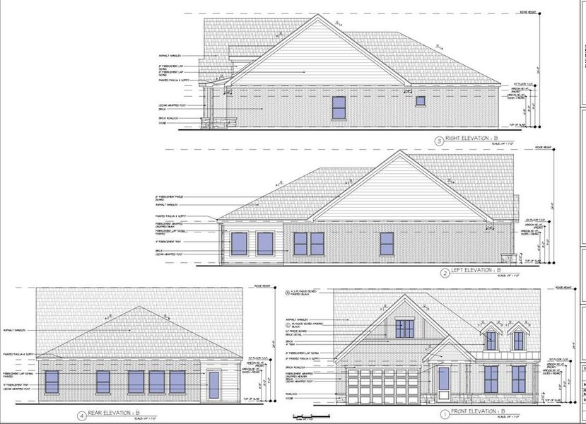 Exterior rendering of this home design in , Springtown, TX (Image 5).
