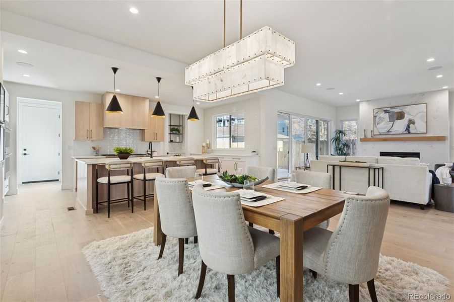 Furnished interior view inside a new home in , Denver (Image 18).