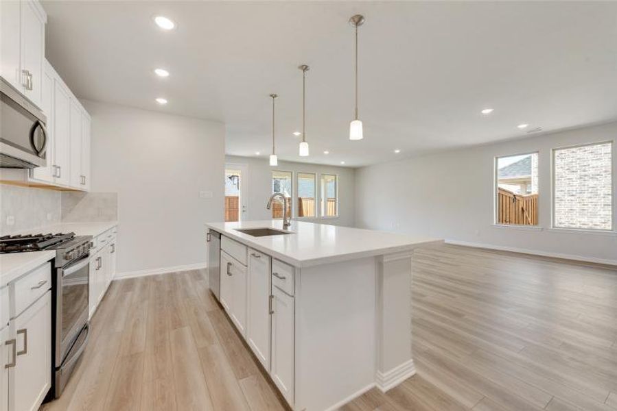 Furnished interior view inside a new home in Spiritas Ranch, Little Elm (Image 9).