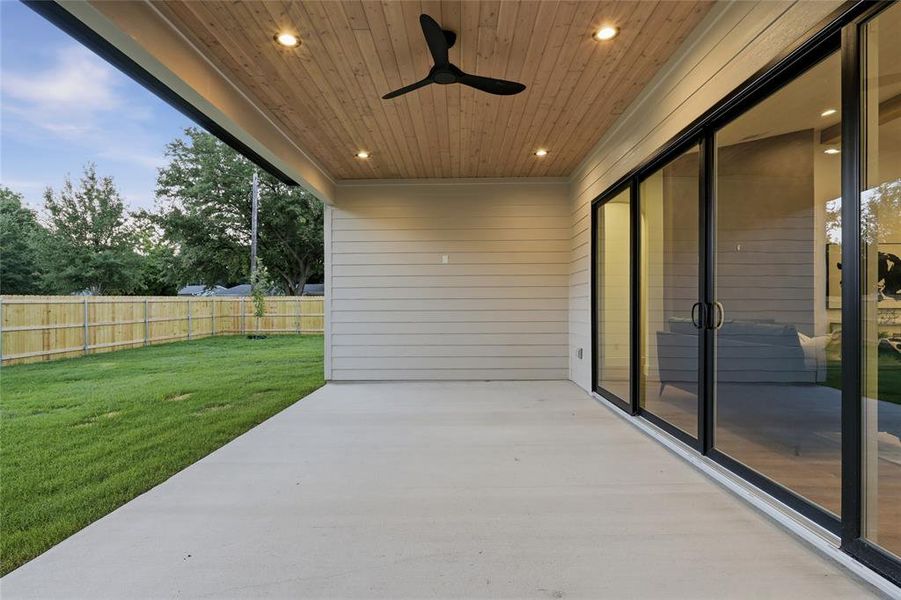 Exterior details and patio area of a home in , Dallas (Image 4). Exterior details and patio area of a home in , Dallas (Image 4).