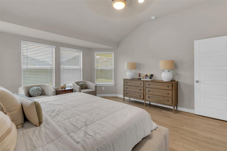 Furnished interior view inside a new home in Mustang Crossing, Alvin (Image 26).