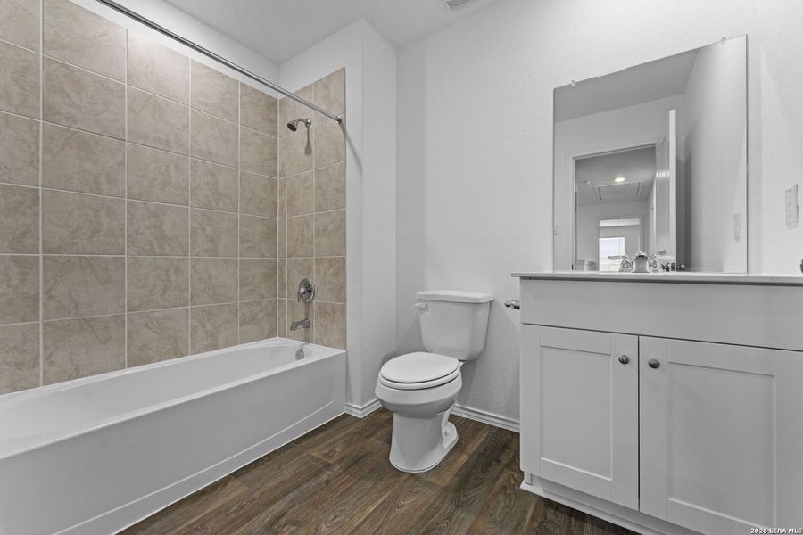 Furnished interior view inside a new home in Preserve at Medina, Von Ormy (Image 4). Furnished interior view inside a new home in Preserve at Medina, Von Ormy (Image 4).