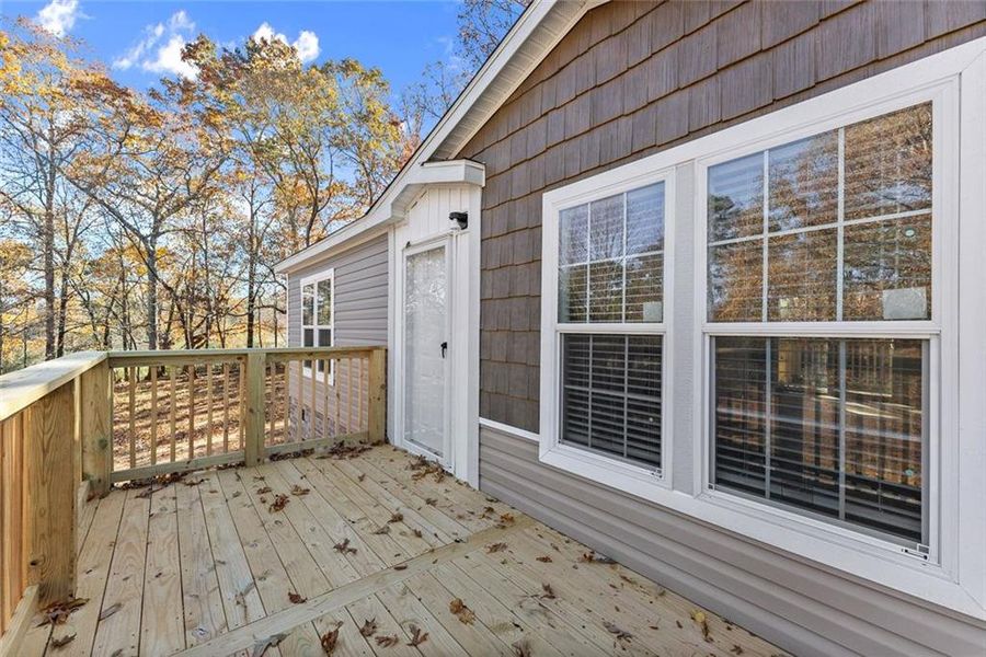 Exterior details and patio area of a home in , Cleveland (Image 1).