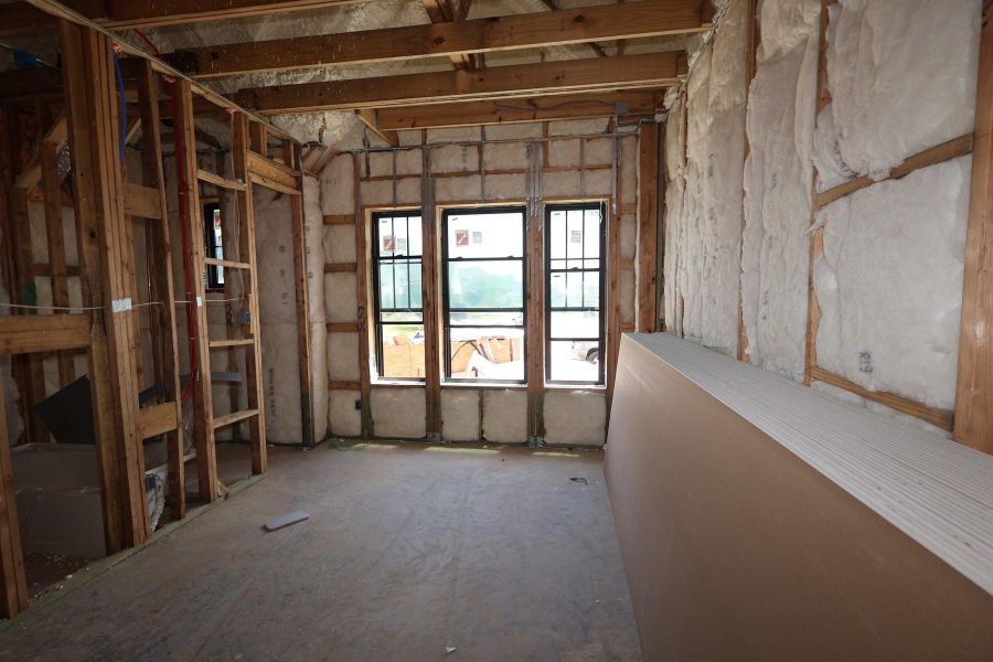 In-progress construction of a new home in Harvest Green - Parkview Collection, Richmond, TX (Image 4). In-progress construction of a new home in Harvest Green - Parkview Collection, Richmond, TX (Image 4).